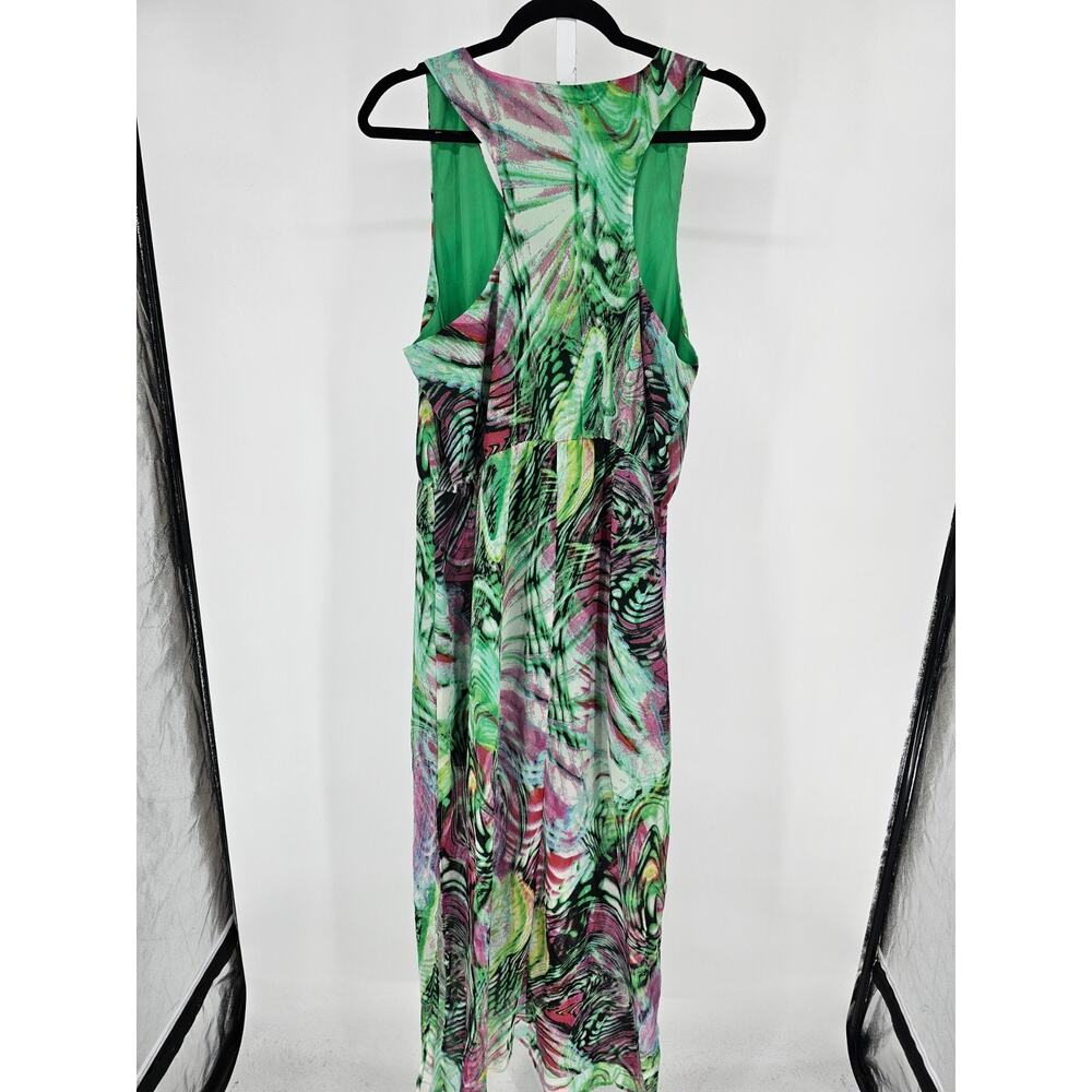 W118 by Walter Baker Womens Sz L Maxi length Dress Sleeveless Bright Floral - Picture 4 of 4